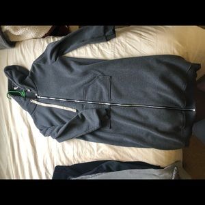 Extra long zip up hoodie. Brand new never worn.